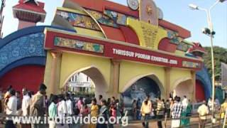 The fair during Thrissur Pooram
