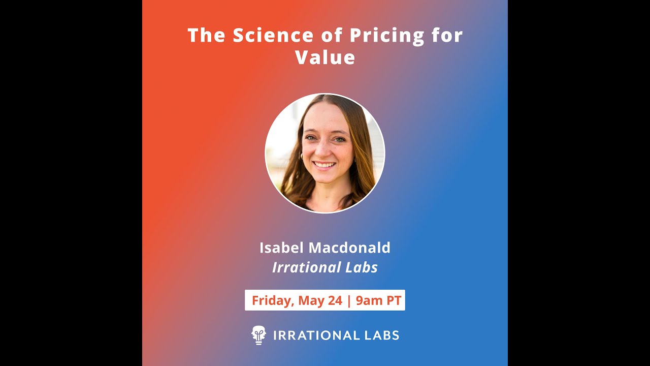 The Science of Pricing for Value | with Isabel Macdonald
