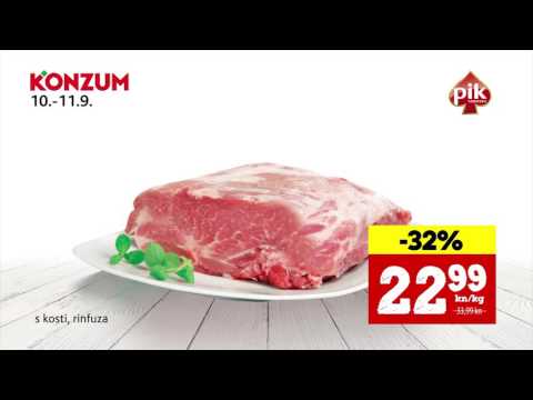 Konzum Vikend akcija 10.9 - 11.9.