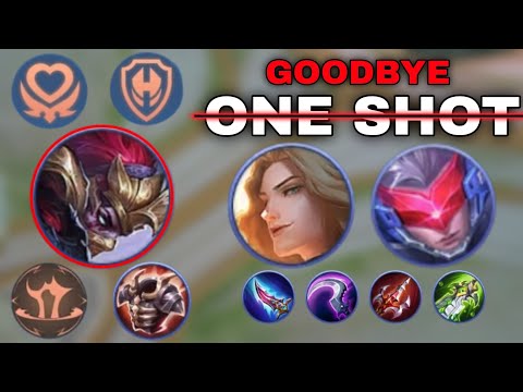 HANZO TANK BUILD AGAINST BURST DAMAGE ASSASSIN 🔥 Mobile legends Hanzo Best Build & Best Emblem 2023