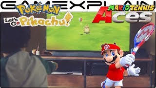 Catching Pokémon Requires Motion Controls in Let's Go + New Mario Tennis Aces Features Revealed