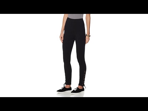 Wendy Williams AnkleLaced Knit Legging