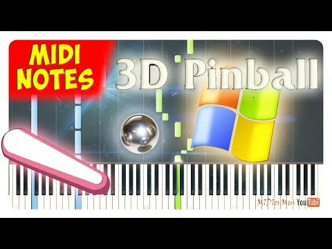 Pinball Windows XP - Theme Piano Cover (Piano Sheet + midi)