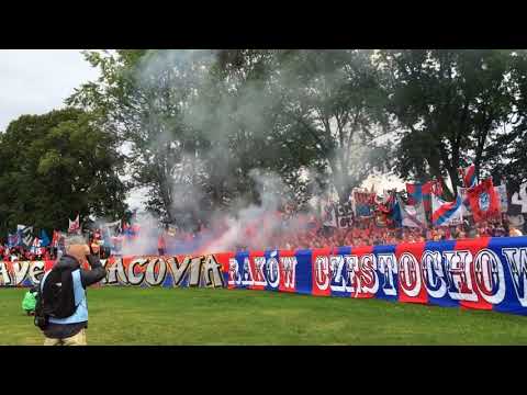 RAKÓW CZĘSTOCHOWA - GKS Katowice (19.08.2017) doping i oprawa