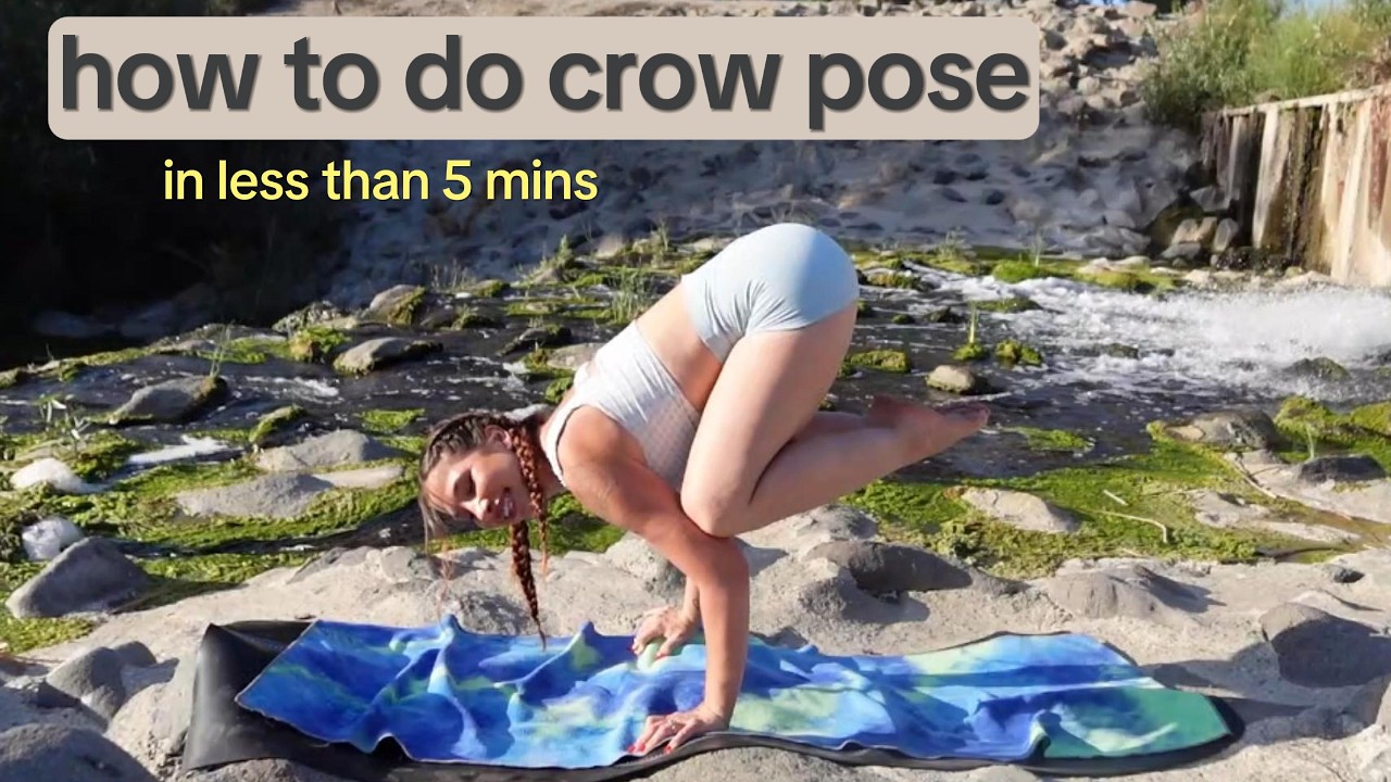 How To Do Crow Pose (Bakasana) | Beginner to Advanced Tutorial in Nature | Day 24 of 30