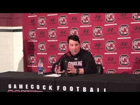 Will Muschamp postgame South Carolina vs Tennessee