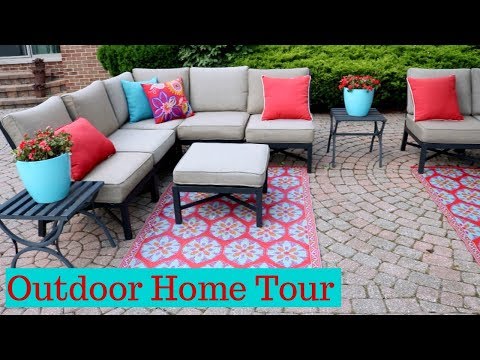 New Patio Decor + Outdoor Home Tour Video