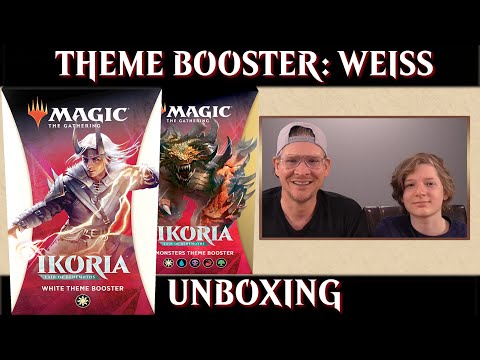 Unboxing Ikoria Theme Booster Weiß Magic the Gathering deutsch MTG Trader Opening Review Info