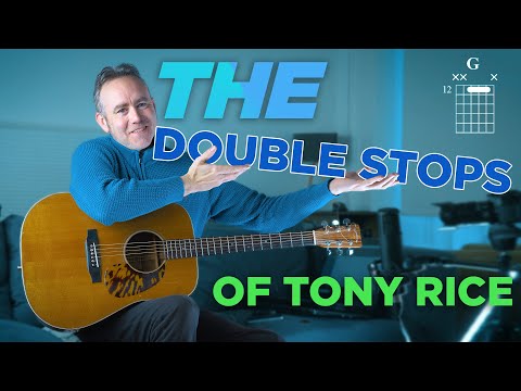 EXPLORING DOUBLE STOPS ON "THUNDERCLOUDS OF LOVE" SOLO  - TONY RICE #chrisbrennanguitar #tonyrice