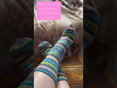 Anleitung Socken #stricken , Schritt für Schritt, Video-Serie