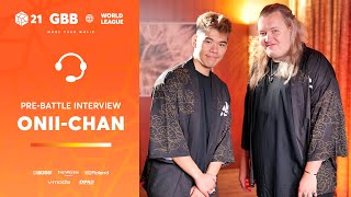 Disqualified - Onii-Chan 🇩🇪 I GRAND BEATBOX BATTLE 2021: WORLD LEAGUE I Pre-Battle Interview