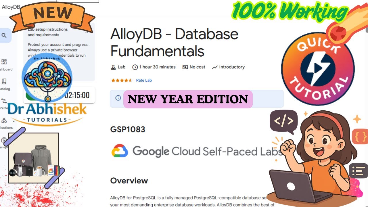 AlloyDB - Database Fundamentals | #GSP1083 |#qwiklabsarcade2026
