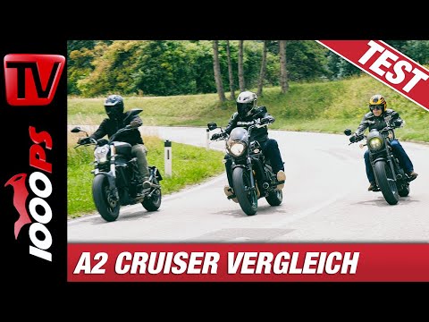 A2 Cruiser im Vergleich! Honda CMX500 Rebel vs. Kawasaki Vulcan S vs. Benelli 502 C
