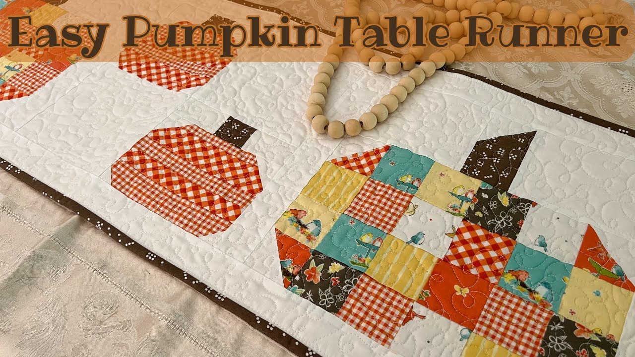 The PERFECT Fall Quilted Table Runner Tutorial!!!