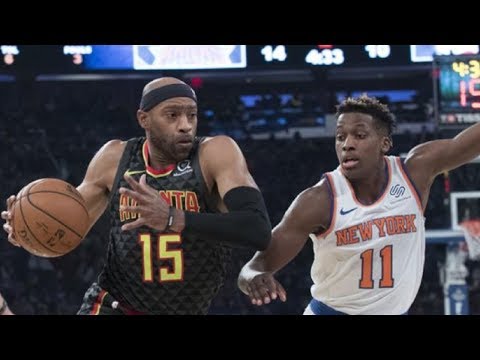 Vince Carter 12 Pts Official Hawks Debut Full Highlights vs Knicks Oct 17, 2018 | SICK PLAYS!