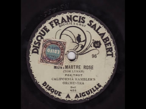 Montmartre Rose - California Ramblers (w Adrian Rollini, Red Nichols & Dorseys) (1925)