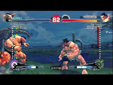 Dr_Miles_Dyson [Zangief] Vs Big_Hawk97 [E.Honda] SSF4 AE Online Ranked Matches - PSN