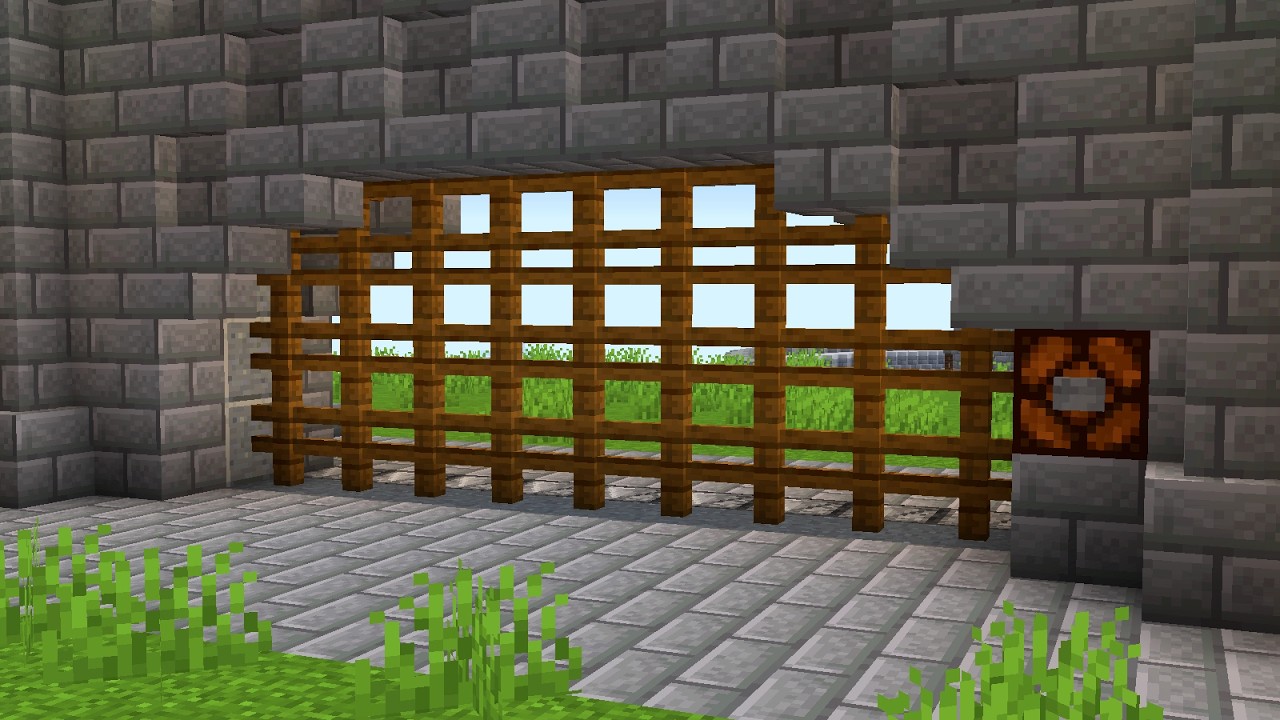 Minecraft JE 三段上昇城門