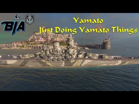World of Warships- Yamato- Does Yammy things
