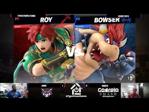 Panda Smash Monday 4/22/19 - Ammo(Roy) VS Smoove(Inkling/Bowser)- L. Top 8