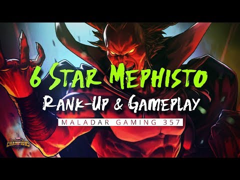 6 Star Mephisto Rank 2 Rank-Up & Gameplay 🔥 #MCOC
