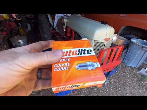 Ford 8n - Hard to crank??  Try Autolite 216 Spark Plugs