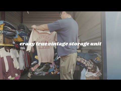 This storage unit had crazy true vintage 