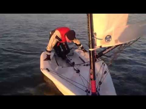 RS Aero - Transom recovery 'swimming pool method' (94kg)