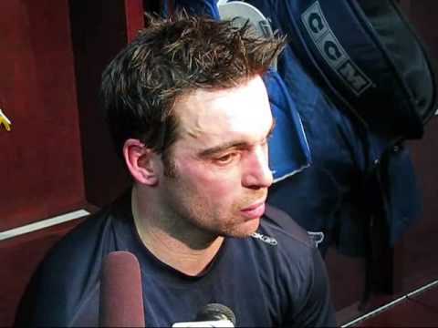 Predators vs Blackhawks 4 7 09 Post Game Raw Footage Part 1