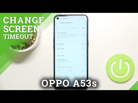 How to Set Up Screen Timeout in OPPO A53s – Adjust Sleep Timeout