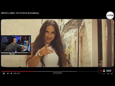 REAKCIJA NUGATA NA-MEDICO x AMNA - Trči Trči (Prod. By EnelBeatz)