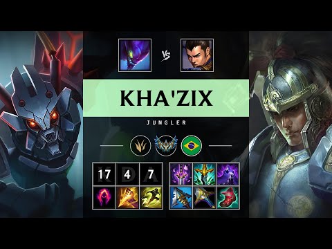 Kha'Zix Jungle vs Xin Zhao - BR Challenger Patch 25.15