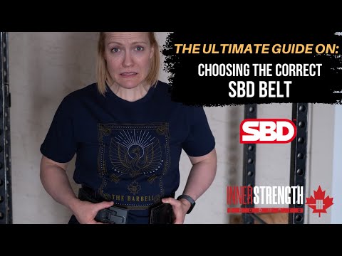 SBD Apparel Belt Sizing Instructions