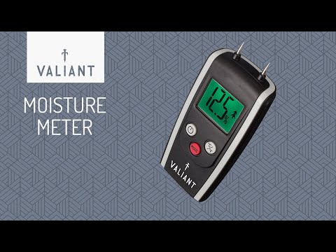 How to use the Valiant Colour Change Moisture Meter