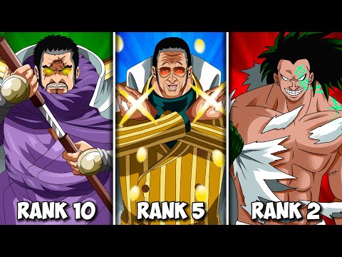 The 20 Strongest Marines in One Piece Ranked