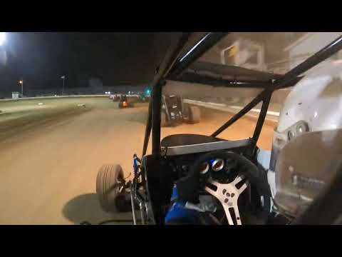 Wild ride at Wayne County speedway Lightning sprint race￼ Trice Roden #27R￼