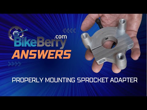 Mounting Rear the Sprocket Adapter | Motorized Bicycle | BikeBerry