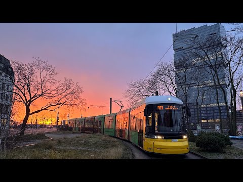 Führerstandsmitfahrt Straßenbahn Berlin: M13 | Virchow Klinikum - Warschauer Str