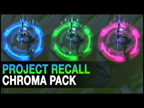 Project Recall Chroma Pack - Custom Skin Spotlight - League of Legends (lol)