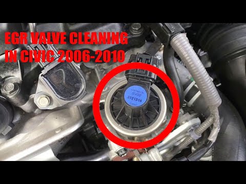 HOW TO CLEAN EGR VALVE IN YOUR HONDA CIVIC 2006-2010