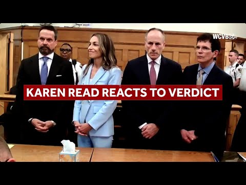 WATCH: Karen Read reacts to verdict in her murder retrial