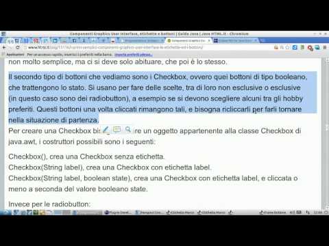 Corso Programmazione Java - 9 lezione - Interfacce Grafiche 1