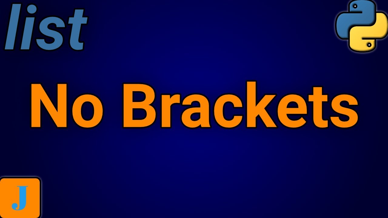 How To Print List Without Brackets In Python