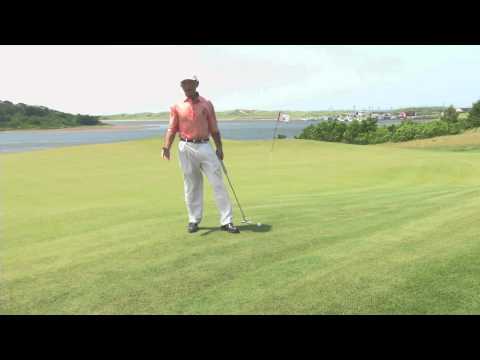 Part of a video titled Golf Tip: The Texas Wedge - YouTube