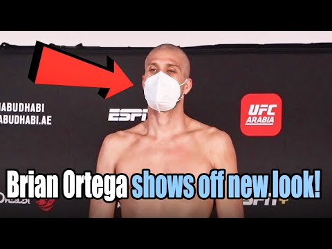 Brian Ortega vs. Korean Zombie Official Weigh-Ins! UFC Fight Island 6