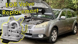 Subaru Outback Diesel EGR Valve Replacement / Subaru Boxer Diesel EGR Valve Removal and Cleaning