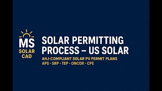Solar Permitting Process Explained | Drafting Plans for US Solar PV Sy