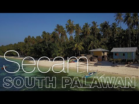 SECAM ISLAND by drone - PALAWAN, Philippines
