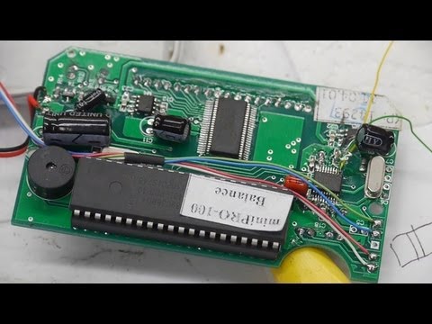 Hacking a milligram balance (scale) with a Parallax Propeller microcontroller Video