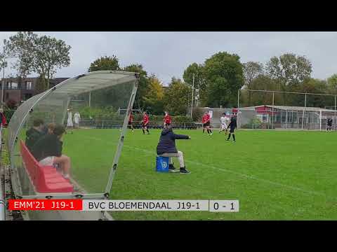 EMM'21 J19-1 -  SVB BLOEMENDAAL JO19-1, 1E HELFT, Doelpunten, 28-10-2023